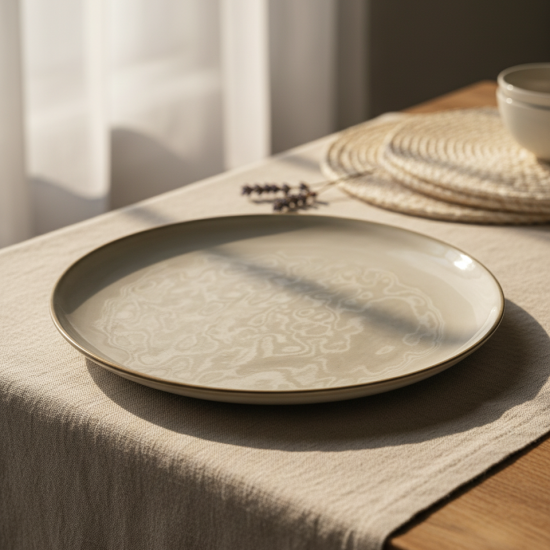 Porcelain Plate 10.5 Inch